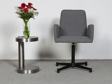 VARIOS - ART620 - Fabric chair with armrests by Wissmann raumobjekte - view 3